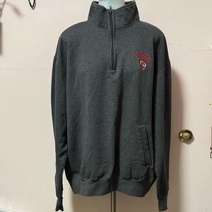 Champion Dark Gray Zip-Up Men's Sweater